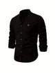 Blake - Stylish Men's Shirt with Buttons for Timeless Comfort