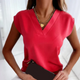 Peg - Elegant Women's Chic Festive Top with Round Neckline