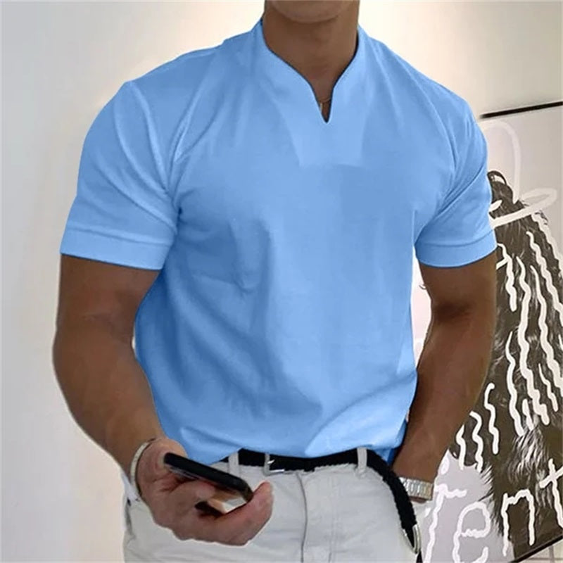 Arthur - Men's short sleeve fitness t-shirt with business casual style