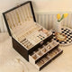 Veralux - Luxe Jewelry Organizer Box for Rings Necklaces and More
