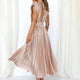 Casimir - Elegant Women's V-neck Sleeveless Dress for Summer Occasions