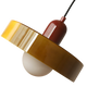 GleaMore - Bauhaus Pendant Light in Stylish Colored Glass