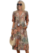 Harper - Vibrant Floral Dress with Flowing Silhouette and Eye-catching Design