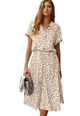 Milana - Stylish Midi Summer Dress with Breathable Print