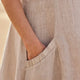 Summer - Relaxed Fit Linen Dress Perfect for Summer Days