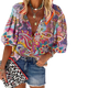 Irelyn - Trendy Women's Shirt with Mandala Print and Relaxed Fit