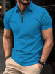 Ansel - Stylish Men's Casual Zipper Shirt with Classic Lapel Collar