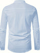 Nerys - Classic Long-Sleeved Linen Shirt for Men with Modern Comfort