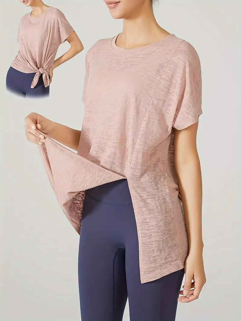 Beatrice - Stylish and Lightweight Burnout T-shirt for Effortless Movement
