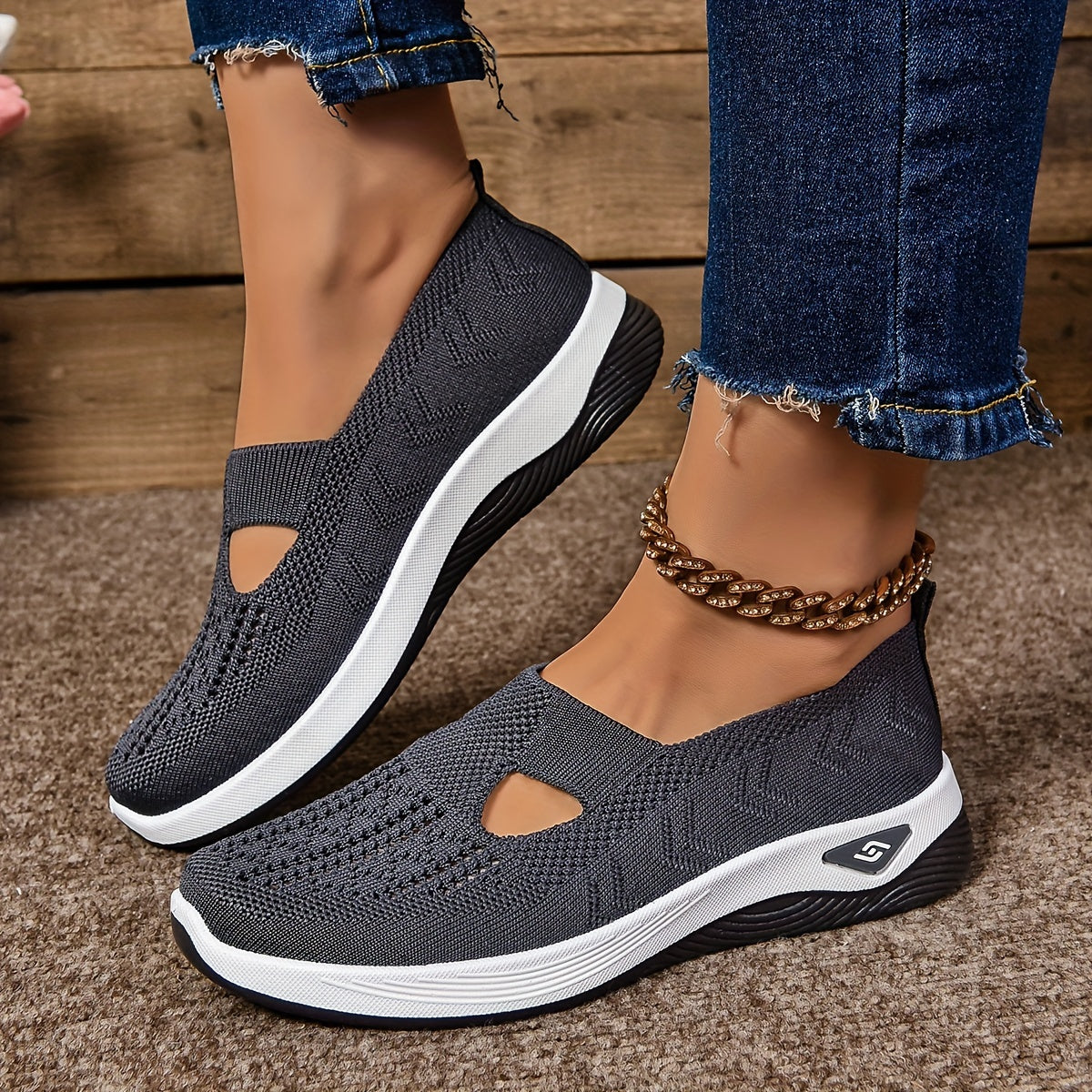 Brinley - Casual Breathable Slip-on Sneakers for Everyday Comfort
