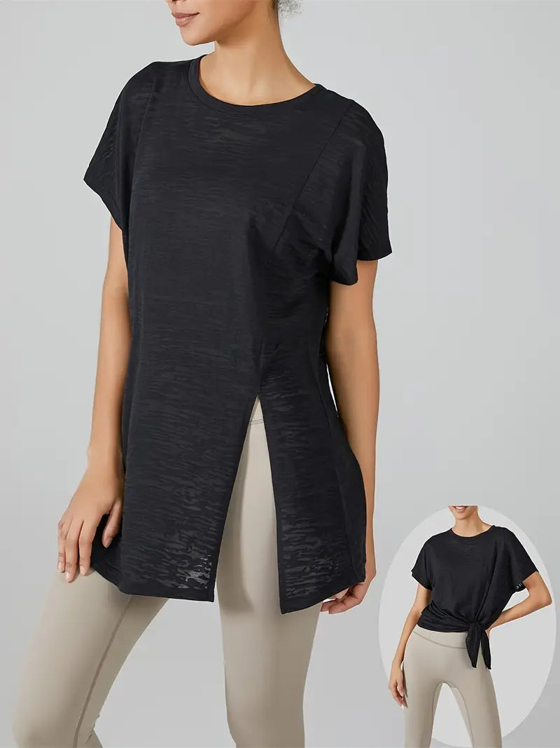 Beatrice - Stylish and Lightweight Burnout T-shirt for Effortless Movement