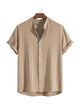 Oaklyn - Stylish Men's Linen Shirt and Trousers Set for Everyday Elegance