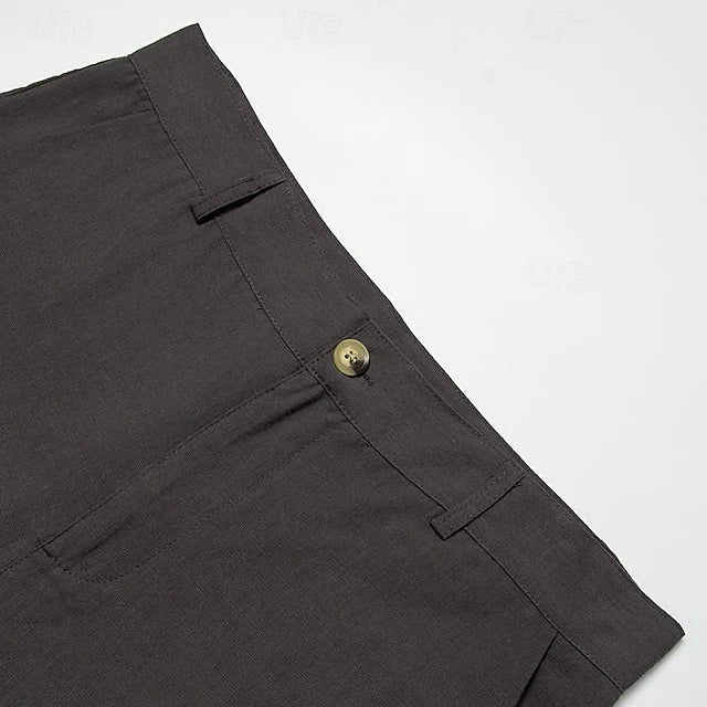Amis - Relaxed Men's Linen Shorts for Summer Comfort