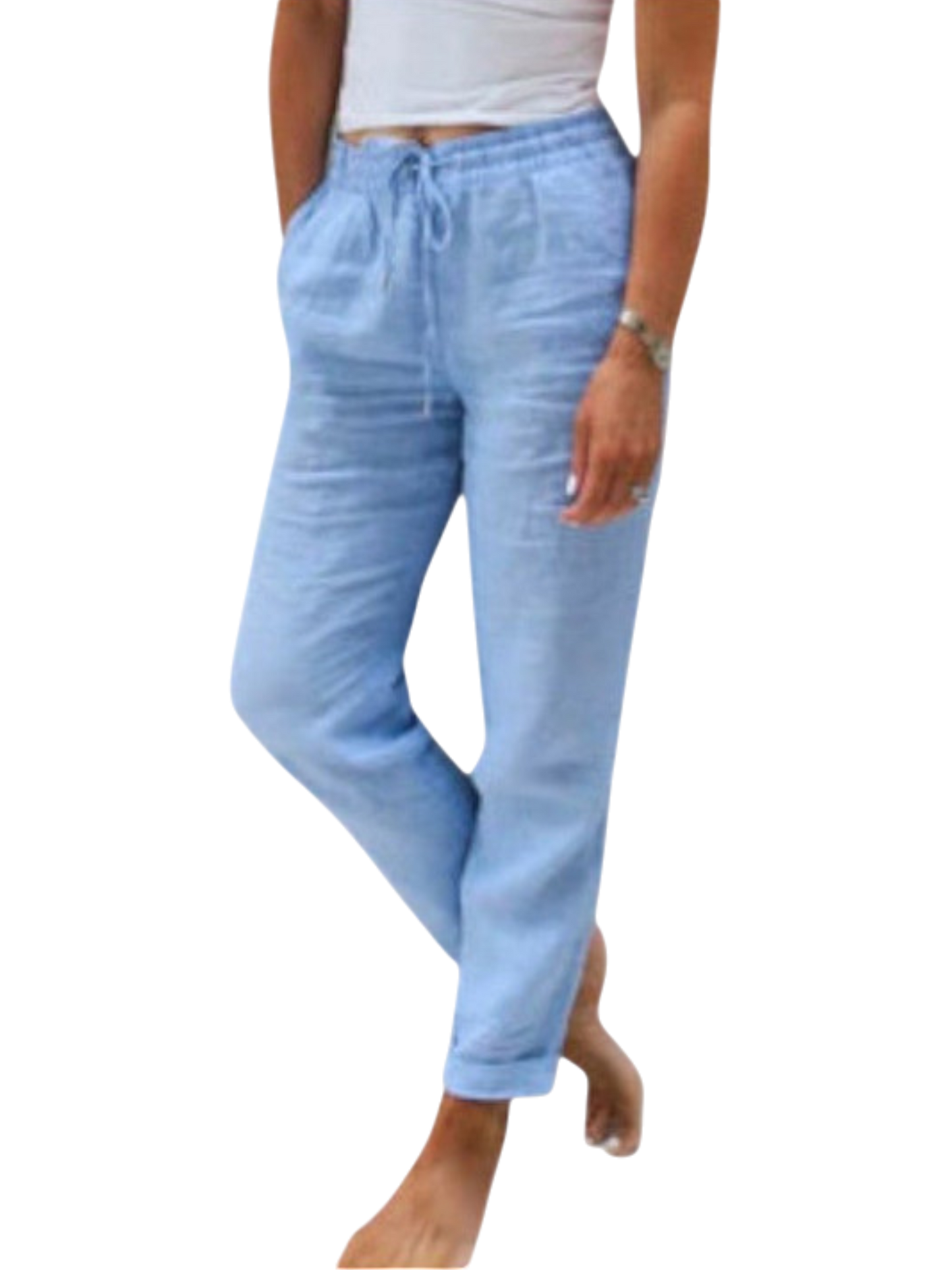 Maxie - Comfortable Linen Trousers for Women in Multiple Colors