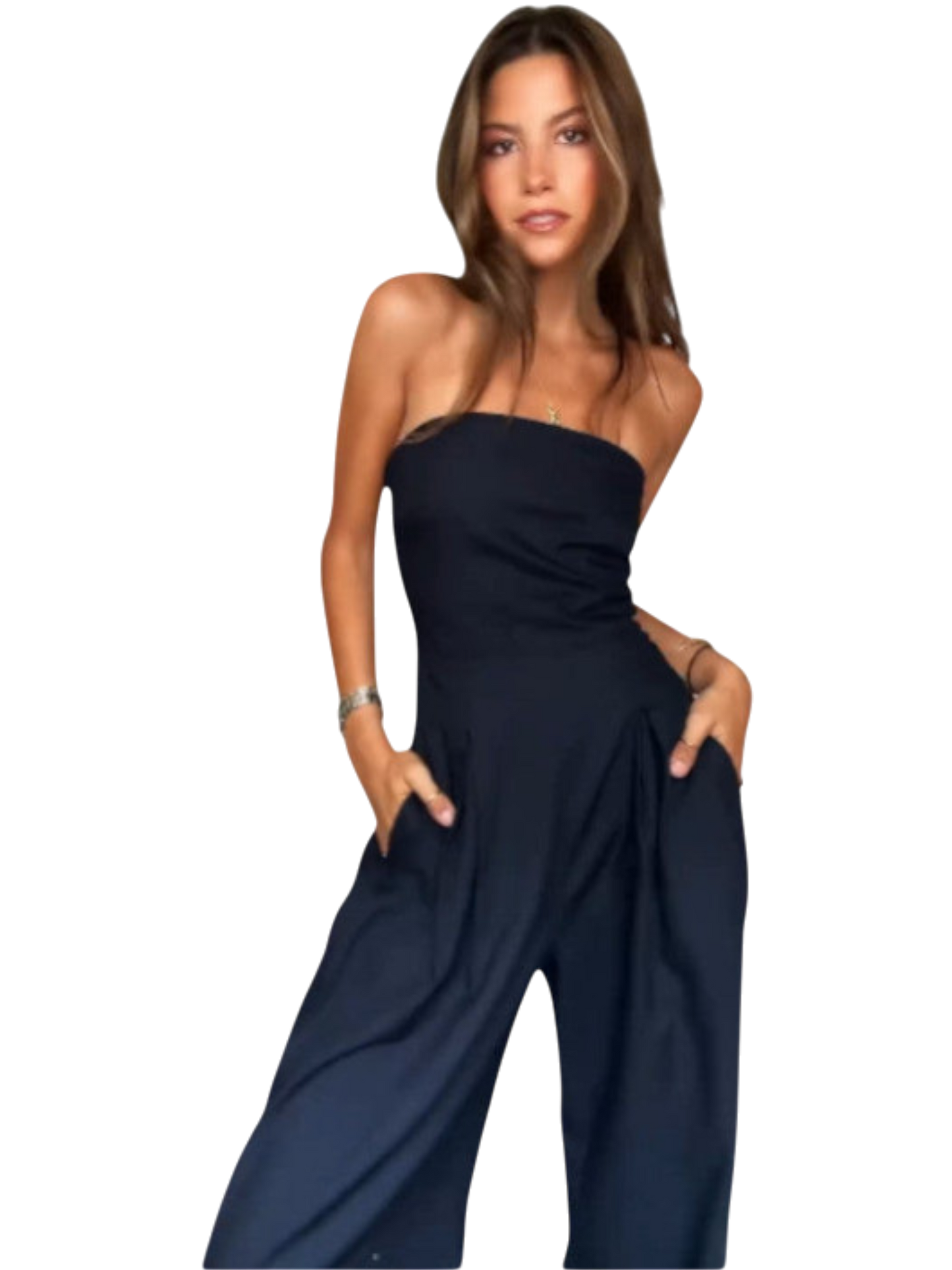 Britta - Elegant Women's Jumpsuit Made of High-Quality Material