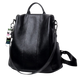 Harlow - Stylish Anti-theft Leather Backpack for Safe Travel