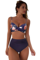 Geraldine - Elegant Women's Bikini Set with High-Waisted Bottoms