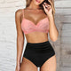 Geraldine - Elegant Women's Bikini Set with High-Waisted Bottoms