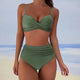 Geraldine - Elegant Women's Bikini Set with High-Waisted Bottoms