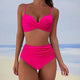 Geraldine - Elegant Women's Bikini Set with High-Waisted Bottoms