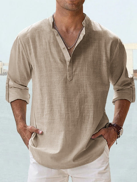 Joe - Comfortable Linen T-shirt for Effortless Style