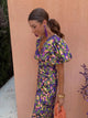 Jackie - Women's Elegant Puff Sleeve Printed Dress for Special Occasions