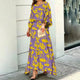 Charlee - Elegant Women's Dress with Vibrant Patterns and Sophisticated Design