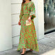 Charlee - Elegant Women's Dress with Vibrant Patterns and Sophisticated Design