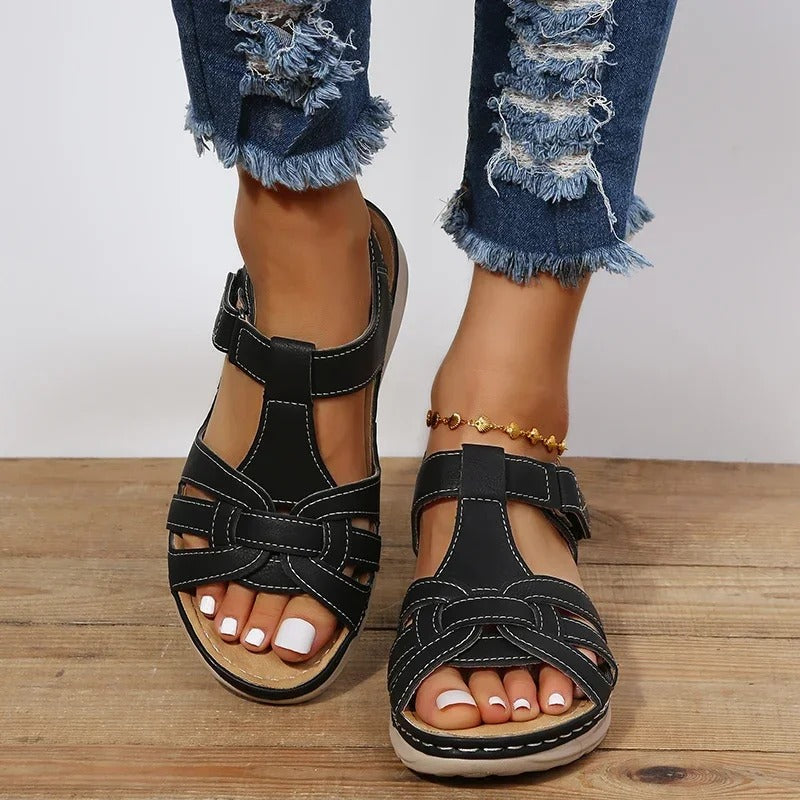 Anastasia - Stylish Orthopedic Women's Leather Sandals for Comfort and Support