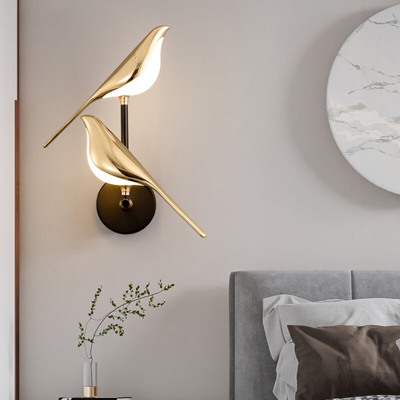 Hadlee - Modern LED Bird Wall Lamp for Elegant Home Decor