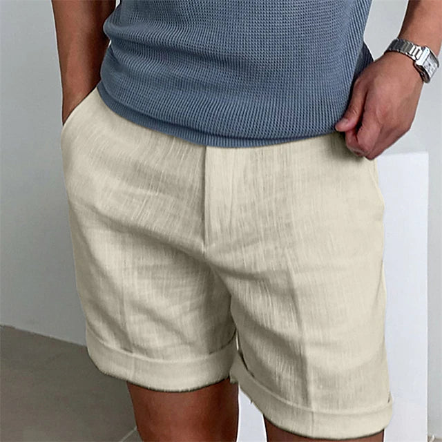 Amis - Relaxed Men's Linen Shorts for Summer Comfort