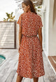 Milana - Stylish Midi Summer Dress with Breathable Print