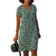 Parisa - Casual Printed V-neck Dress for Effortless Elegance