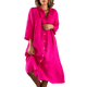 Alice - Stylish Button-Front Summer Dress for Effortless Comfort