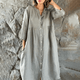 Alice - Stylish Button-Front Summer Dress for Effortless Comfort