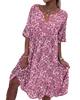 Suzanne - Charming Floral Dress with Flowing Silhouette