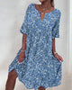 Suzanne - Charming Floral Dress with Flowing Silhouette