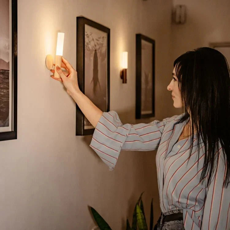 LuxRoot - Minimalist Candlelight Wall Light for Cozy Home Ambiance