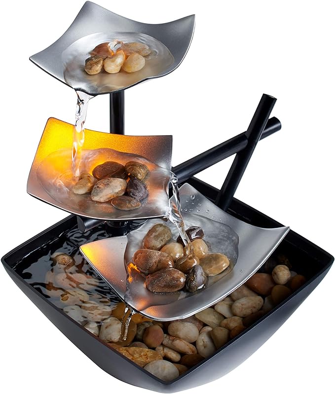 Raylux- Elegant Fountain Lamp for Relaxing Atmosphere and Stylish Decor