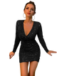 Maura - Glamorous Sequin Evening Dress with Slim Silhouette