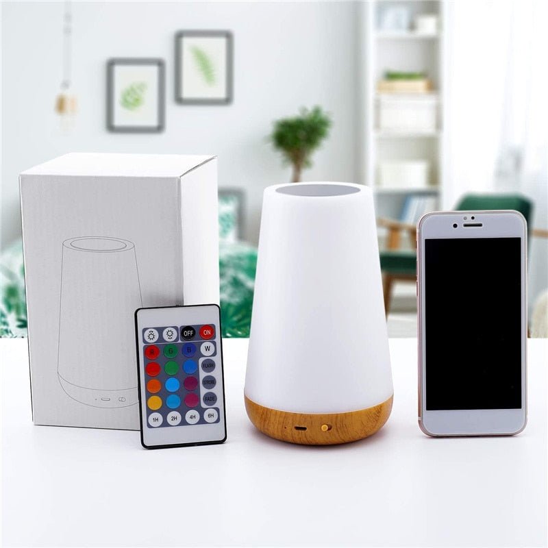 GlowCraze - Modern Touch Night Light Lamp with Warm Cozy Glow
