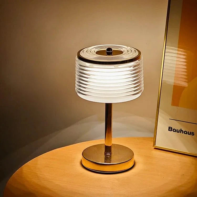 LumoField - Elegant Fata Glass Table Lamp for Cozy Ambiance