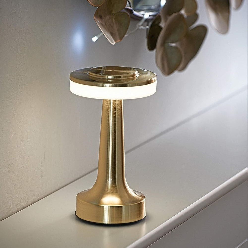 EchoGlow - Modern Touch Control Table Lamp for Cozy Ambiance