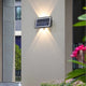 GlowFolk - Stylish Solar Outdoor Wall Light for Garden and Patio