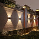 GlowFolk - Stylish Solar Outdoor Wall Light for Garden and Patio