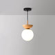 AuraCove - Minimalist Japanese Ceiling Light with Natural Wood Design