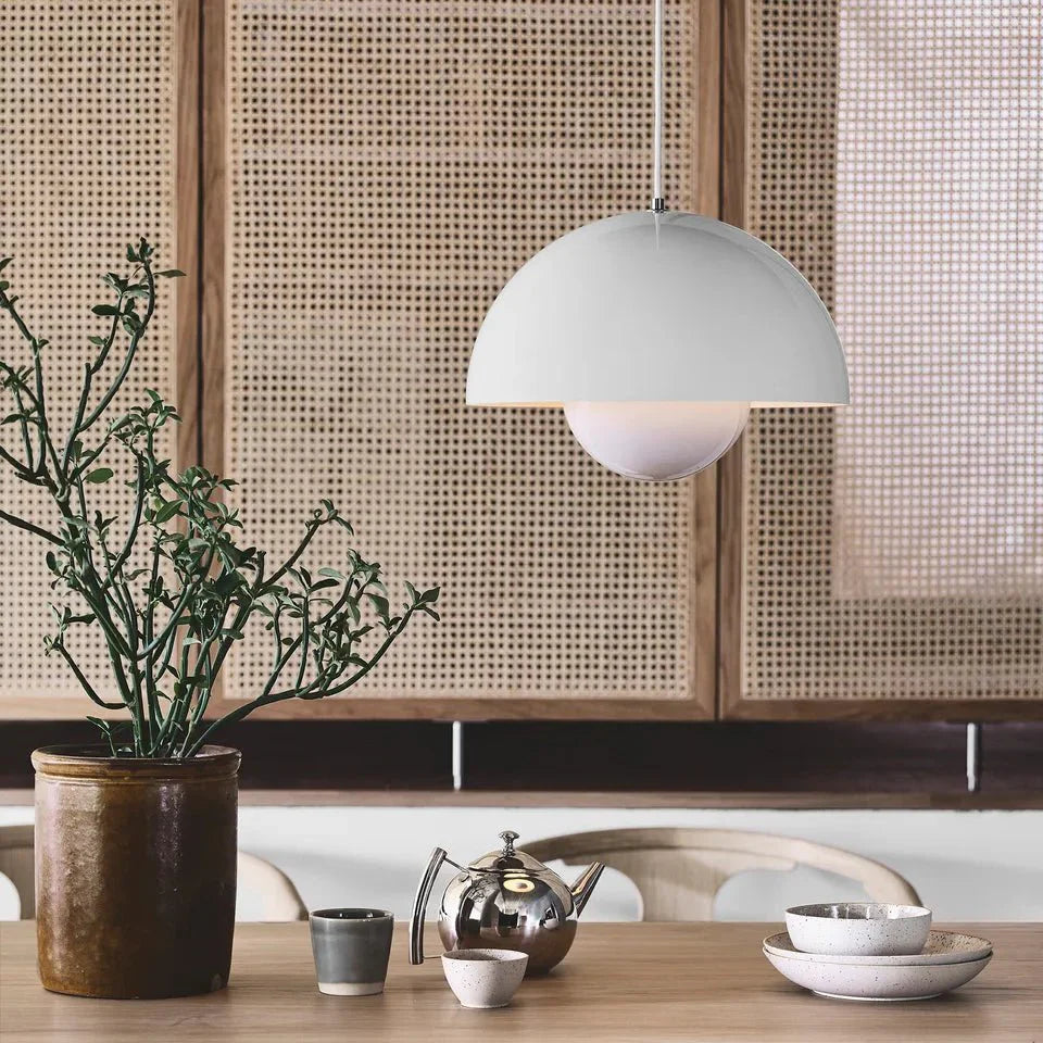 SculptLume - Modern Glazed Pendant Lamp for Elegant Ambiance