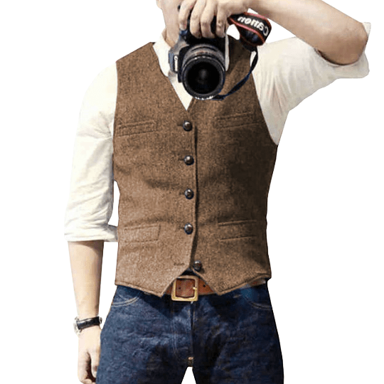 Amir - Stylish Men's Blazer Vest for Effortless Layering