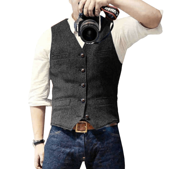 Amir - Stylish Men's Blazer Vest for Effortless Layering