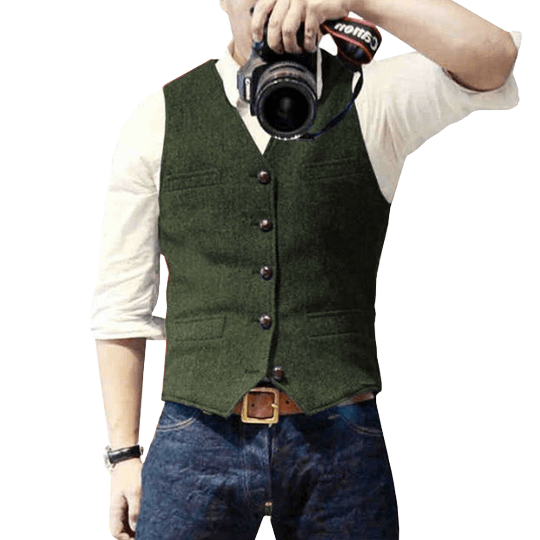Amir - Stylish Men's Blazer Vest for Effortless Layering